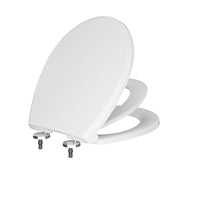 Load image into Gallery viewer, R&amp;T B1079 Round Toilet Seat with Built in Child Seat (Removable Magnetic Kid Seat)
