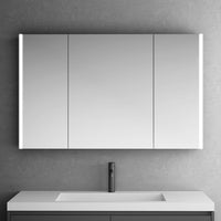 Load image into Gallery viewer, R&amp;T AC 110V Bathroom Illuminated  Mirror Cabinet
