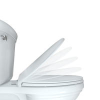 Load image into Gallery viewer, R&amp;T B1130 Heavy Duty Elongated Toilet Seat Slow Close
