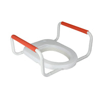 Load image into Gallery viewer, R&amp;T Toilet Seat Riser 2&#39;&#39; Raised Seat with Removable Padded Handles Fit For Elongated Toilets
