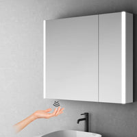 Load image into Gallery viewer, R&amp;T AC 110V Bathroom Illuminated  Mirror Cabinet
