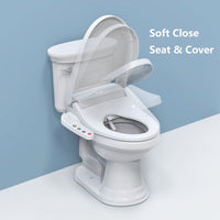 Load image into Gallery viewer, R&amp;T V2601 Electric Bidet Toilet Seat with Side Control Panel
