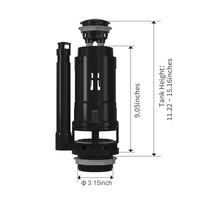 Load image into Gallery viewer, R&amp;T A2422M 3&quot; Dual Flush Valve with Push Button for 2-Piece Toilet
