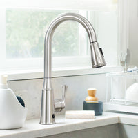 Load image into Gallery viewer, R&amp;T Touchless Kitchen Faucet with Pull Down Sprayer
