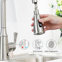 Load image into Gallery viewer, R&amp;T Touchless Kitchen Faucet with Pull Down Sprayer
