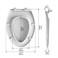Load image into Gallery viewer, R&amp;T B1133 Elongated Toilet Seat with Night Light
