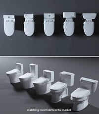 Load image into Gallery viewer, R&amp;T V3200 Electric Bidet Seat with Remote Control
