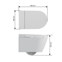 Load image into Gallery viewer, R&amp;T V7216 Wall Hung Smart Toilet

