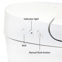 Load image into Gallery viewer, R&amp;T W5100S Tankless Auto Flush Toilet Battery-Operated 1.28-GPF
