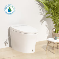 Load image into Gallery viewer, R&amp;T W5100S Tankless Auto Flush Toilet Battery-Operated 1.28-GPF
