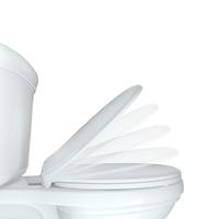 Load image into Gallery viewer, R&amp;T B1095 Round Toilet Seat Slow Close
